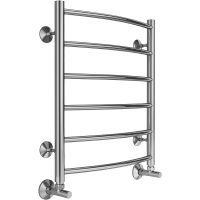 Водяной полотенцесушитель Terminus Классик П6 500x600 Хром, нижнее подключение, G 1/2" ВР арт-4670078530226 — фото 1, Водяные полотенцесушители