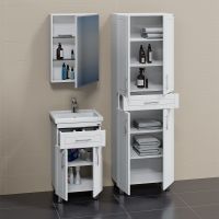 Тумба под раковину СанТа Дублин 50 Белая арт-223002 — фото 5, Тумбы под раковину