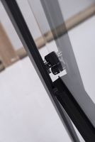 Душевой уголок Niagara Nova NG-6808-08 BLACK 90х90 профиль Черный стекло прозрачное арт-68080811BLACK — фото 5, Квадратные душевые уголки