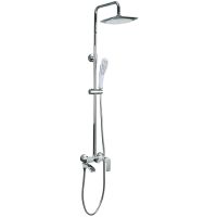 Душевая система Gappo G48 Белая Хром арт-G2448-8 — фото 1, Душевые стойки