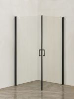 Товар: Душевой уголок Orange 100x100 профиль Черный стекло прозрачное арт-E04-100TB - фото 2 Душевой уголок Orange 100x100 профиль Черный стекло прозрачное арт-E04-100TB — фото 2, Квадратные душевые уголки