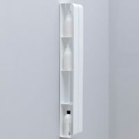 Металлическая полка Aquanet Магнум 15х100 Белая матовая арт-302238 — фото 3, Полки для ванной и душа