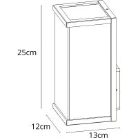 Товар: Настенный светильник Artelamp Pot Прозрачный Черный арт-A1631AL-1BK - фото 4 Настенный светильник Artelamp Pot Прозрачный Черный арт-A1631AL-1BK — фото 4, Уличное освещение