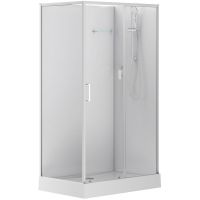 Душевая кабина Aquanet Passion EVO White 120х80 R без гидромассажа арт-281968 — фото 1, Душевые кабины