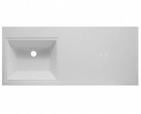 Раковина Эстет Даллас 110 L с местом под стиральную машину Белая арт-ФР-00001741 — фото 2, Раковины встраиваемые сверху