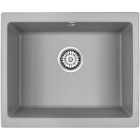 Кухонная мойка Paulmark Gera 60 Серый металлик арт-PM205546-GRM — фото 1, Кухонные мойки