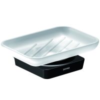 Мыльница Sonia S6 black Черная матовая арт-166459 — фото 1, Мыльницы