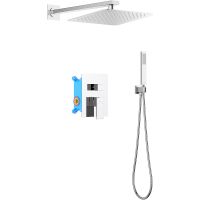 Душевая система Aquatek Либра Хром арт-AQ1672CR — фото 1, Встраиваемые душевые комплекты