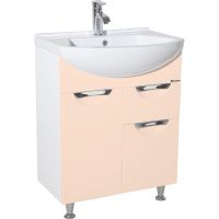 Тумба под раковину Bellezza Альфа 65 Белая Бежевая арт-4638810090070 — фото 1, Тумбы под раковину