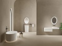 Раковина-чаша Abber Stein 50 Белая арт-AS2603 — фото 4, Раковины накладные