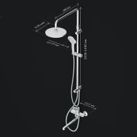 Душевая система AM.PM X-Joy Хром арт-F40885A94 — фото 12, Душевые стойки