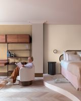 Обои Grandeco Atmosphere Винил на флизелине (0,53*10,05) Бежевый, Рогожка арт-AT1016 — фото 3, Обои для стен