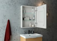 Товар: Зеркальный шкаф Континент Emotion 50 с подсветкой Белый арт-МВК128 - фото 6 Зеркальный шкаф Континент Emotion 50 с подсветкой Белый арт-МВК128 — фото 6, Зеркальные шкафы в ванную