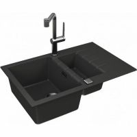 Кухонная мойка Alveus Granital Cadit 70 Carbon G91 790x500 Угольная арт-1131361 — фото 2, Кухонные мойки