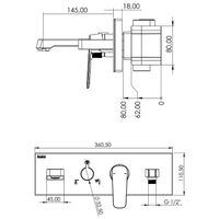 Душевая система Teska Enjoy Хром арт-AS3110 — фото 5, Встраиваемые душевые комплекты