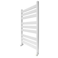 Водяной полотенцесушитель Ника Modern ЛМ 7 80x50 Белый 9 перекладин арт-ЛМ 7 80/50 RAL9016 с вентилями — фото 2, Водяные полотенцесушители