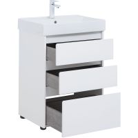 Товар: Тумба под раковину Aquanet Nova Lite 60 Белый глянец арт-302469 - фото 6 Тумба под раковину Aquanet Nova Lite 60 Белый глянец арт-302469 — фото 6, Тумбы под раковину