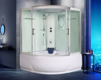 Душевой бокс WeltWasser WW500 Emmer 15055-2 150х150 профиль Хром стекло прозрачное арт-10000004658 — фото 2, Душевые боксы