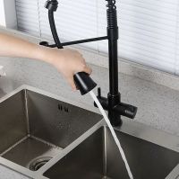 Смеситель для кухни Gappo Черный матовый арт-G4398-66 — фото 9, Смесители для кухни