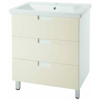 Тумба под раковину Bellezza Пегас 60 Бежевая арт-4630409140074 — фото 1, Тумбы под раковину