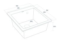 Товар: Кухонная мойка Paulmark Kante 45 Графит арт-PM104651-DG - фото 3 Кухонная мойка Paulmark Kante 45 Графит арт-PM104651-DG — фото 3, Кухонные мойки