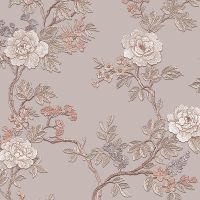 Обои Alessandro Allori Four Seasons Винил на флизелине (1,06*10) Розовый, Цветы арт-1601-6 — фото 1, Обои для стен