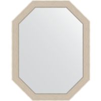 Зеркало Evoform Polygon 69х54 в багетной раме - Травленое серебро 52 мм арт-BY 7282 — фото 1, Зеркала в ванную комнату