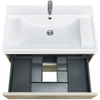 Тумба под раковину Roca Ona 80 подвесная Темный вяз арт-A857630511 — фото 4, Тумбы под раковину