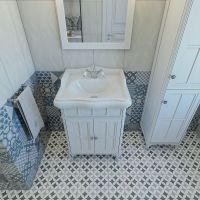 Тумба под раковину Caprigo Borgo 60 Белая матовая арт-33410-B231 — фото 2, Тумбы под раковину