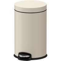 Ведро для мусора WeltWasser Erfie BG 12L педальное Бежевое арт-10000000904 — фото 1, Мусорные ведра