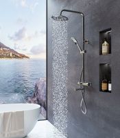 Душевая система Agger Thermo Хром арт-A2461100 — фото 14, Душевые стойки