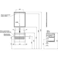 Товар: Комплект мебели для ванной Aquanet Беркли 60 подвесной Белый глянец арт-306358 - фото 9 Комплект мебели для ванной Aquanet Беркли 60 подвесной Белый глянец арт-306358 — фото 9, Комплекты мебели для ванной