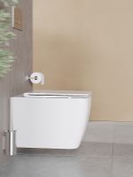 Унитаз Agger подвесной с сиденьем Микролифт арт-AT04100 — фото 7, Подвесные унитазы