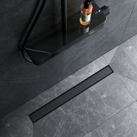 Душевой лоток AM.PM MasterFlow 70 с Черной матовой решеткой / под плитку Tile арт-W01SC-U11-070-04BM — фото 15, Душевые лотки