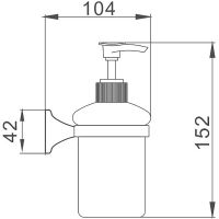 Товар: Дозатор для жидкого мыла Haiba Хром арт-HB8527 - фото 2 Дозатор для жидкого мыла Haiba Хром арт-HB8527 — фото 2, Дозаторы