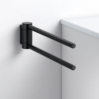 Полотенцедержатель Keuco Plan 14919 370000 двойной Черный матовый арт-14919370000 — фото 2, Полотенцедержатели