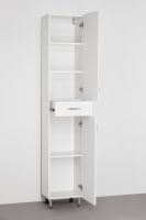 Шкаф пенал Style Line Эко Фьюжн 36 Белый глянец арт-ЛС-00000257 — фото 6, Пеналы для ванной комнаты