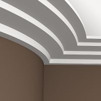 Товар: Карниз гибкий Европласт 1.50.145 2000x90x264 мм арт-1.50.145 (гибкий) - фото 2 Карниз гибкий Европласт 1.50.145 2000x90x264 мм арт-1.50.145 (гибкий) — фото 2, Карнизы