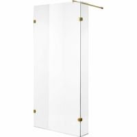 Душевая перегородка Niagara Nova 110 профиль Холодное золото стекло прозрачное арт-NG-642-11GOLD — фото 4, Душевые перегородки