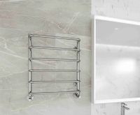 Водяной полотенцесушитель Terminus Стандарт П6 500x600 Хром, нижнее подключение, G 1/2" ВР арт-4670078530332 — фото 3, Водяные полотенцесушители