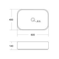Товар: Раковина-чаша Orange 60 Белая глянцевая арт-B03-600W - фото 8 Раковина-чаша Orange 60 Белая глянцевая арт-B03-600W — фото 8, Раковины накладные