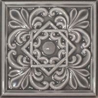Керамический декор Cevica Plus Classic 1 Basalt 15x15 см арт-CV62792 — фото 1, Керамическая плитка