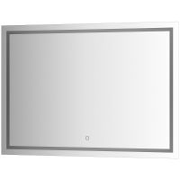 Зеркало Evoform Ledline 70x100 с подсветкой 29.5 W - сенсорный выключатель арт-BY 2437 — фото 1, Зеркала в ванную комнату