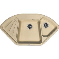 Кухонная мойка Florentina Капри-1060 Бежевая арт-20.185.J1060.104 — фото 1, Кухонные мойки