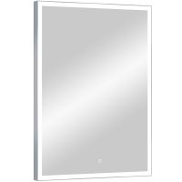 Зеркало Континент Frame Silver 600х800 с подсветкой с сенсорным выключателем арт-ЗЛП891 — фото 3, Зеркала в ванную комнату