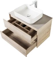 Товар: Тумба под раковину BelBagno Kraft 80 подвесная Rovere Galifax Bianco арт-KRAFT-800-2C-SO-RGB - фото 2 Тумба под раковину BelBagno Kraft 80 подвесная Rovere Galifax Bianco арт-KRAFT-800-2C-SO-RGB — фото 2, Тумбы под раковину