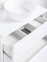 Тумба с раковиной Orange Otto 75 подвесная Белый глянец арт-Ot-75TuMDF+B08-360W — фото 7, Тумбы с раковиной