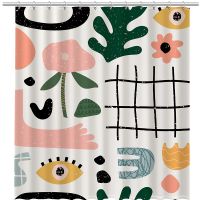 Шторка для ванны Fixsen Design Summer 180х200 Белая с узорами арт-FX-2506 — фото 1, Шторы для ванной