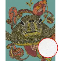 Фреска Ortograf Животные 9631 Фактура бархат FX Флизелин (2,2*2,7) Бирюзовый/Зеленый/Красный, Животные/Абстракция арт-9631 (бархат FX) — фото 1, Фрески