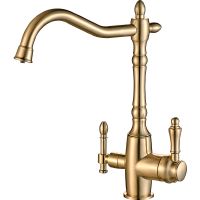 Смеситель для кухни ZorG Steel Hammer Бронза арт-SH 812 BRONZE — фото 1, Смесители для кухни